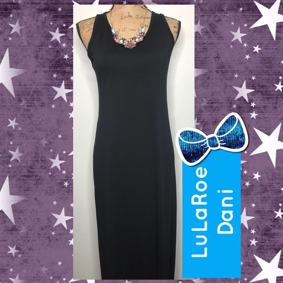 LuLaRoe Dresses & Skirts - 濾 SOLID Black LuLaRoe Dani 濾